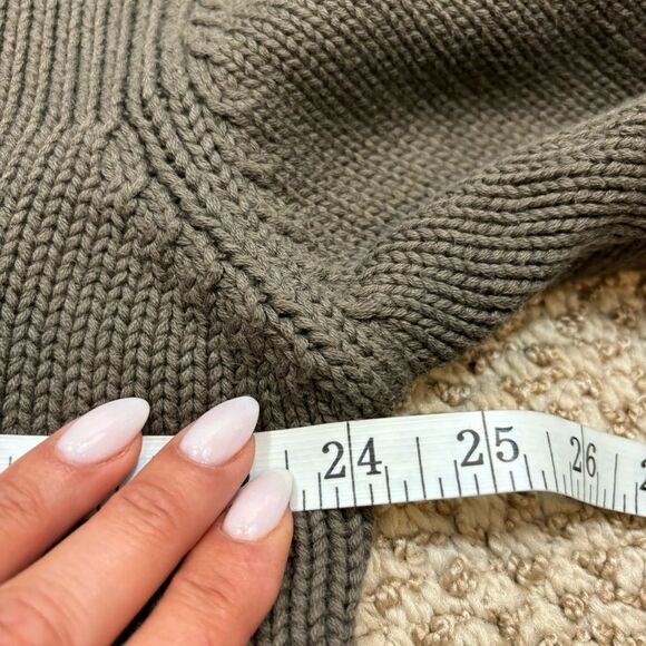 Ladies marithe francois girbaud Green Thick Knit Turtleneck Sweater Dress XXL - Picture 14 of 16